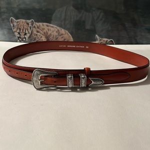 Rare Vintage 1966 Genuine Leather Belt! New!